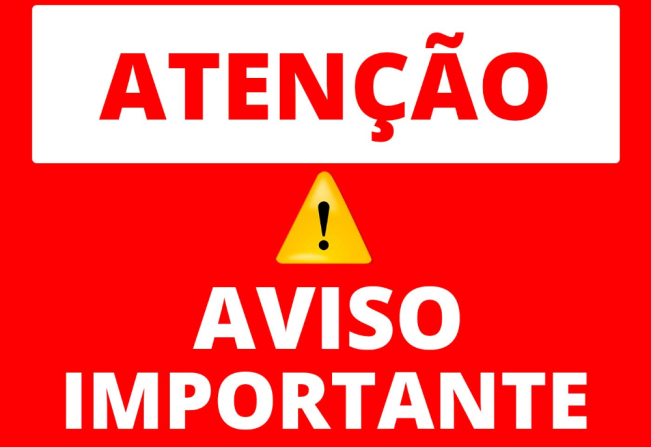 COMUNICADO IMPORTANTE - DESABASTECIMENTO DE ÁGUA (19 DE FEVEREIRO)